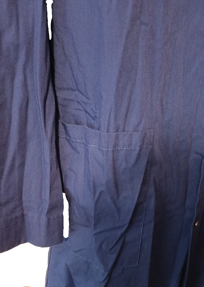 Unisex Meta Lab Coat Blue Size Medium