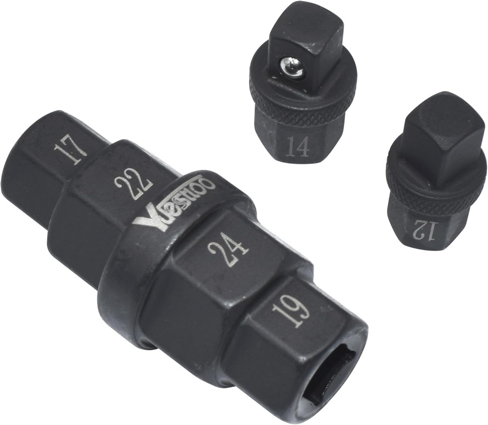 Hex Axle Tool for Motorcycle Front Axle Wheel, Allen Axle Spindle Socket Adapter