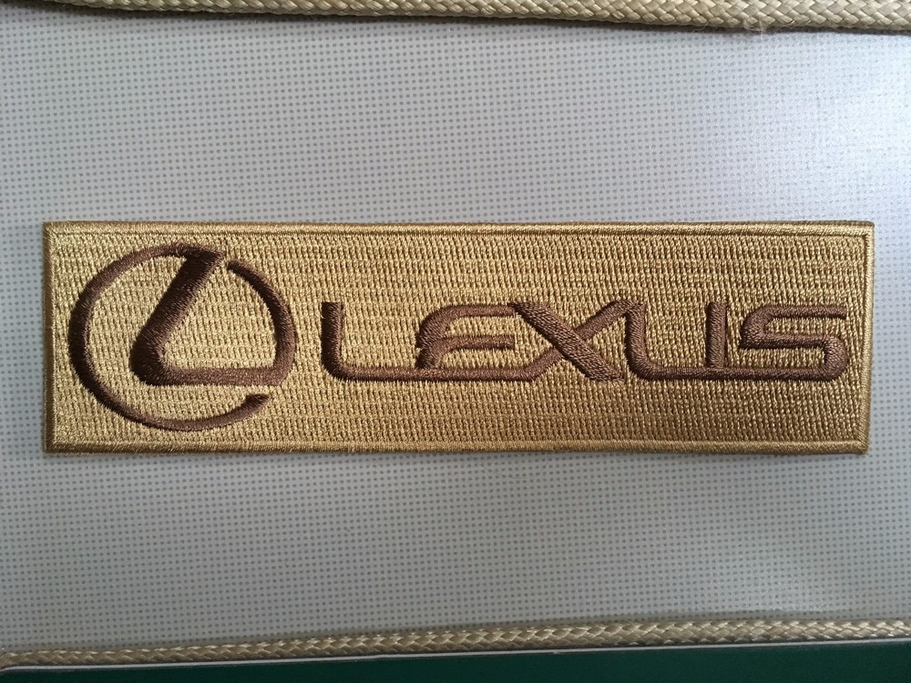 lexus patch Lexus patch sew or iron on 5.5" x 1.5" 2 pcs. 2 patches Lexus patch