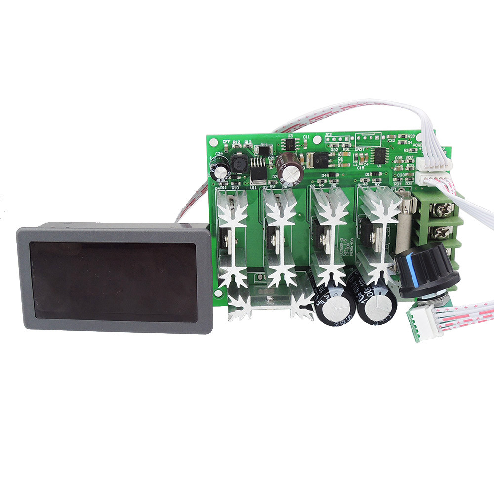 Large Power Digital Display LED PWM HHO DC Motor Speed Regulator Controller 30A