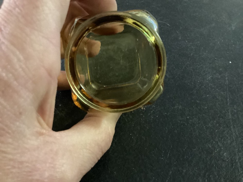 Small Amber Glass Bottle