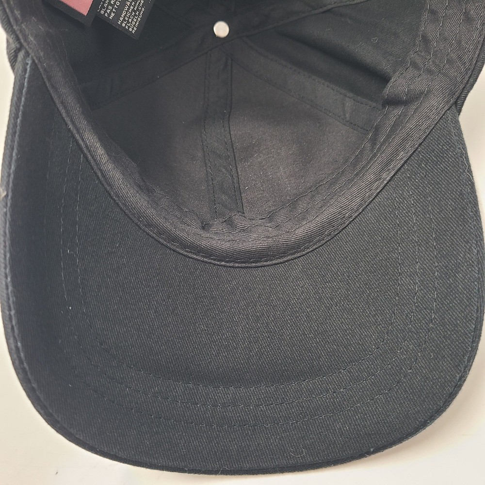 Women Harley Davidson Hat Strapback (Fits Small) Black Pink Bedazzled Script