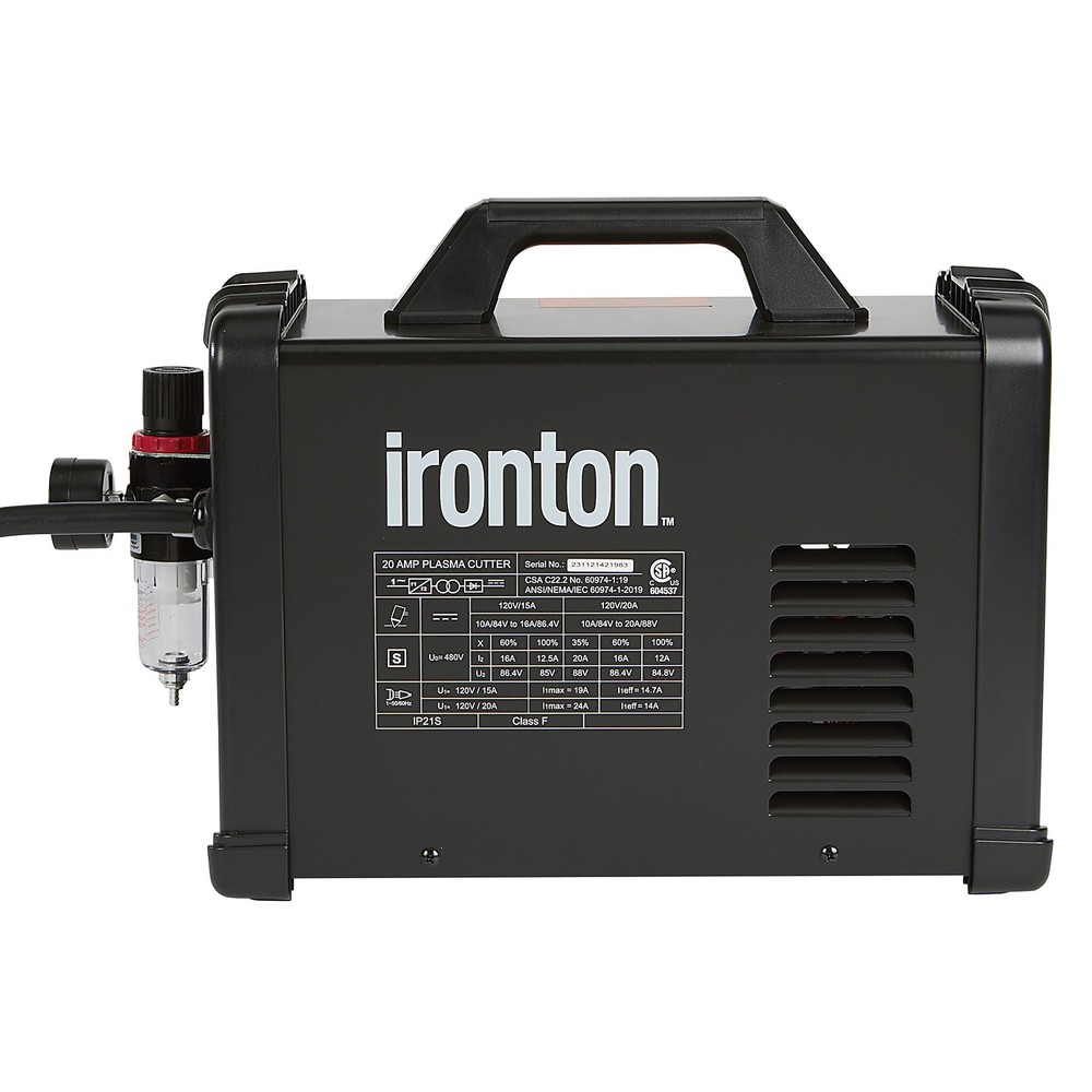 Ironton 120V Plasma Cutter, 20 Amps