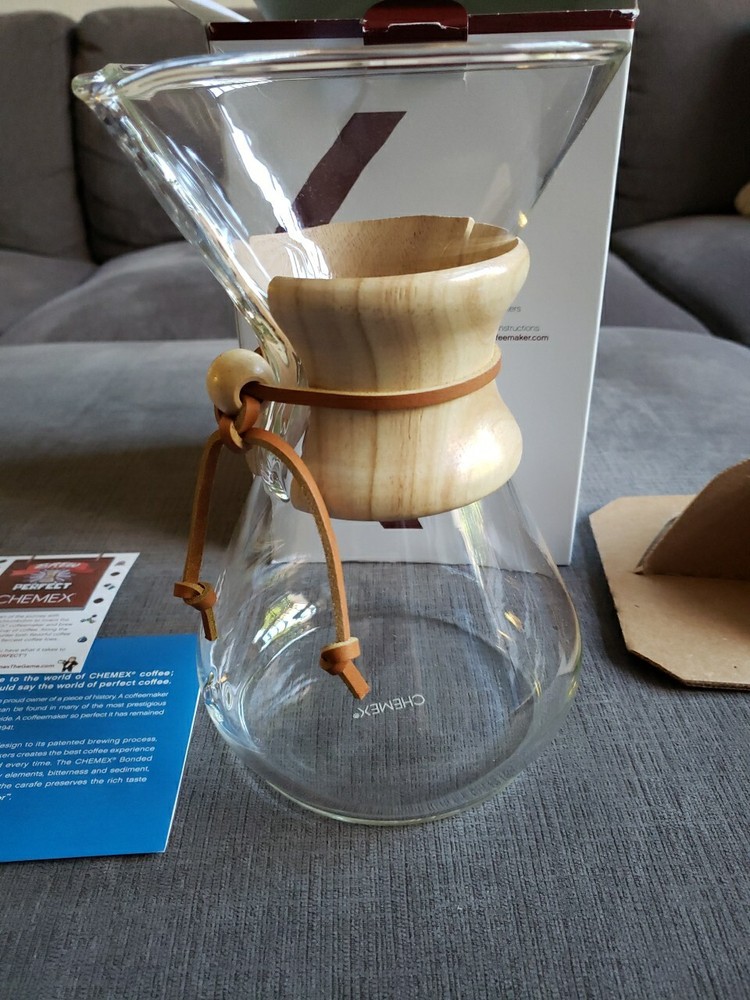 Chemex Classic 8 Cup CM-8A Coffee Maker, #1029