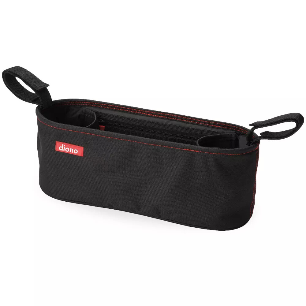 Diono Buggy Buddy Universal Stroller Organizer with Cup Holders Zippered Pockets