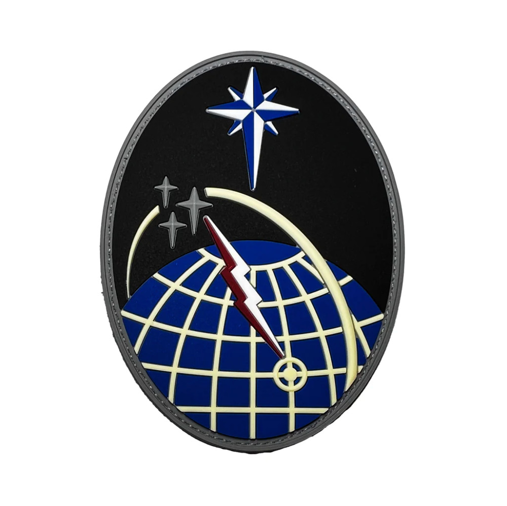 GENUINE U.S. SPACE FORCE PVC PATCH 2ND SPACE OPERATIONS SQUADRON WITH HOOK