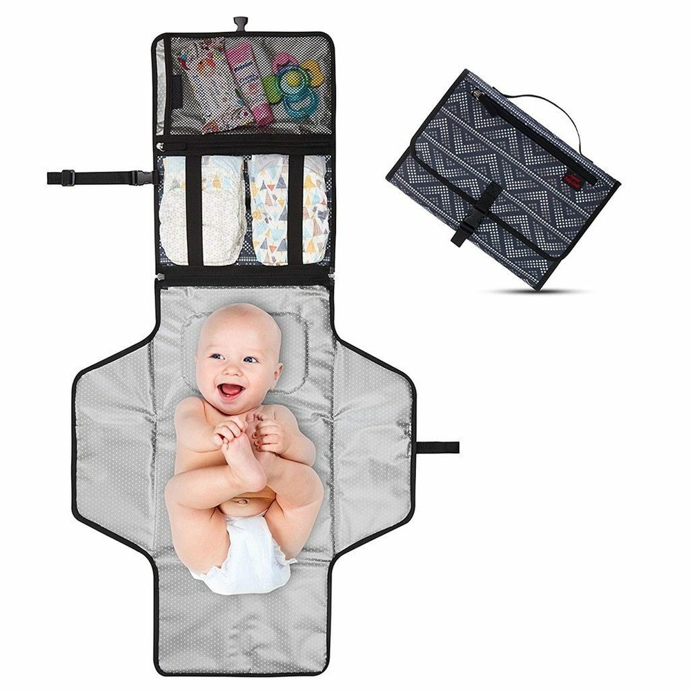3 in 1 Waterproof Changing Diaper Pad