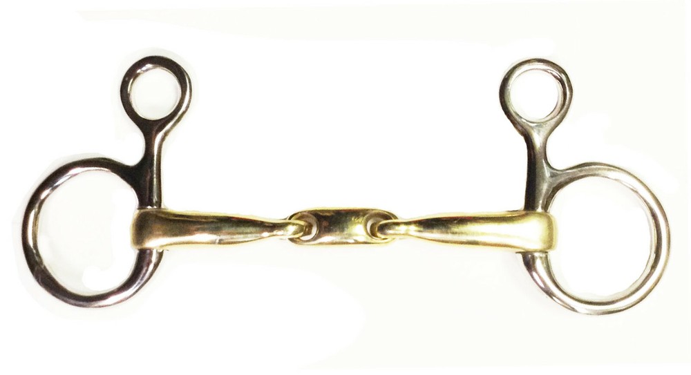 German Silver Team Up Baucher Ring Bit - CLEARANCE