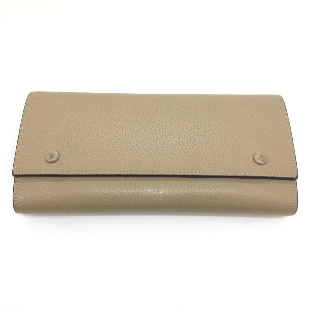 CELINE Large Flap Multi Function Long Wallet From Japan