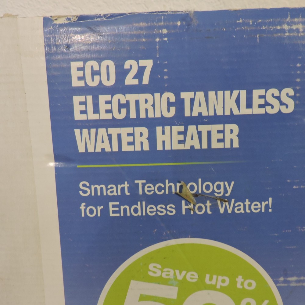 EcoSmart ECO 27 Electric Tankless Water Heater, 27 KW at 240 Volts, 112.5 Amps