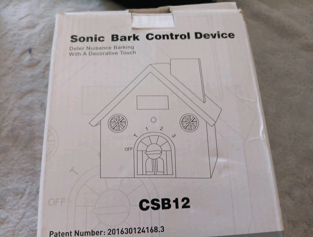 Sonic Bark Control Device Deter Nuisance Barking CSB12
