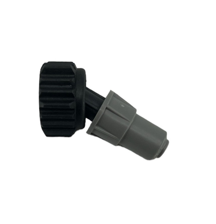 TeeJet Adjustable Spray Tip, Angled Cone Jet Assembly, Gray Tip - 38720-PPB-X8