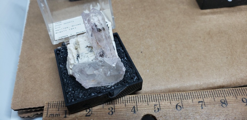 Beautiful Rose Quartz crystals thumbnail specimen