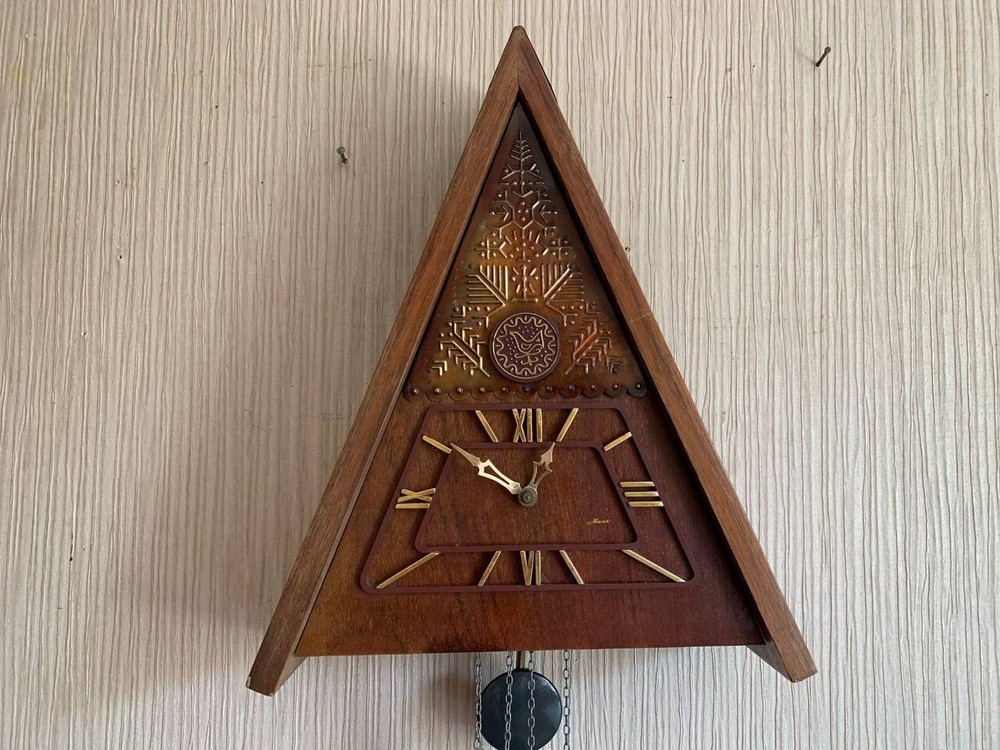 Soviet Vintage Cuckoo clock, USSR clock, Soviet working clock, Mechanical clock