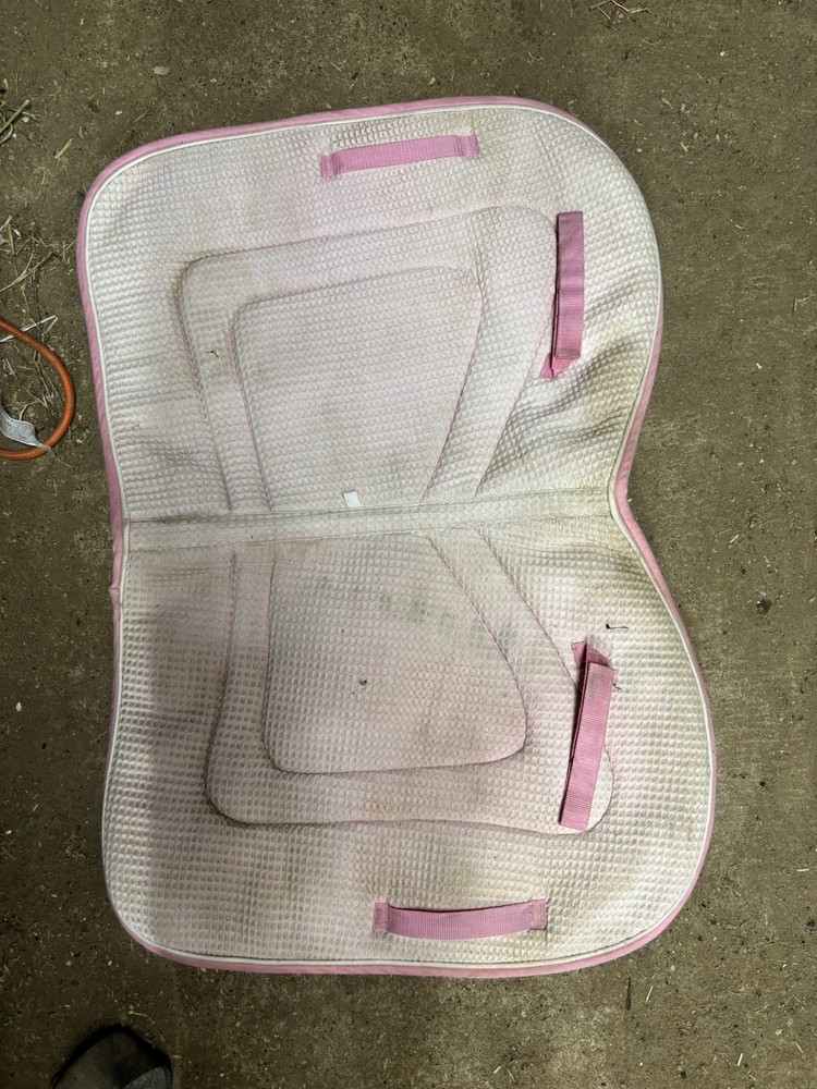 Pink Pony Sized English Saddle Pad