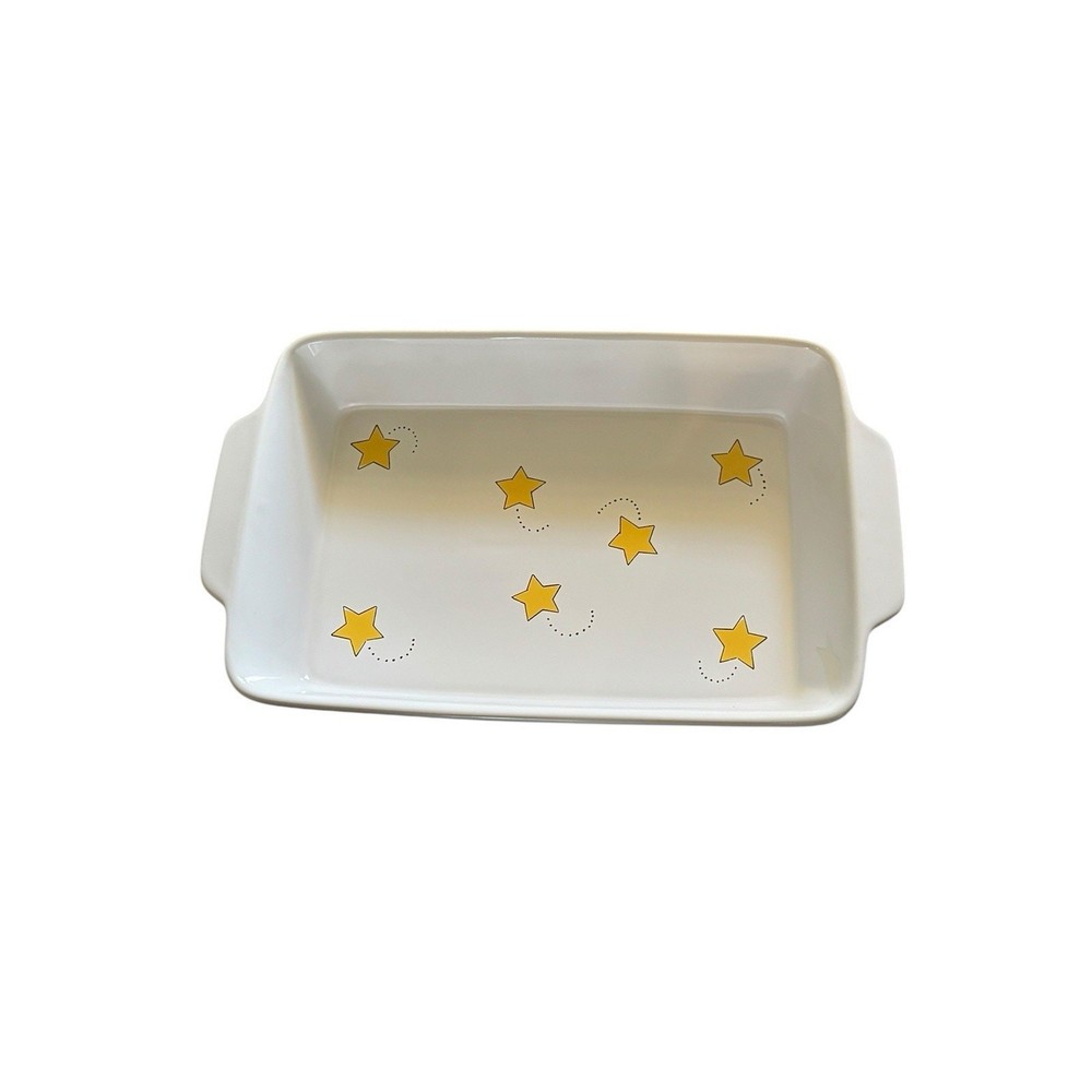 Christmas Reindeer Whimsical Holiday Rectangle Baker W/ Stand LTD Commodities