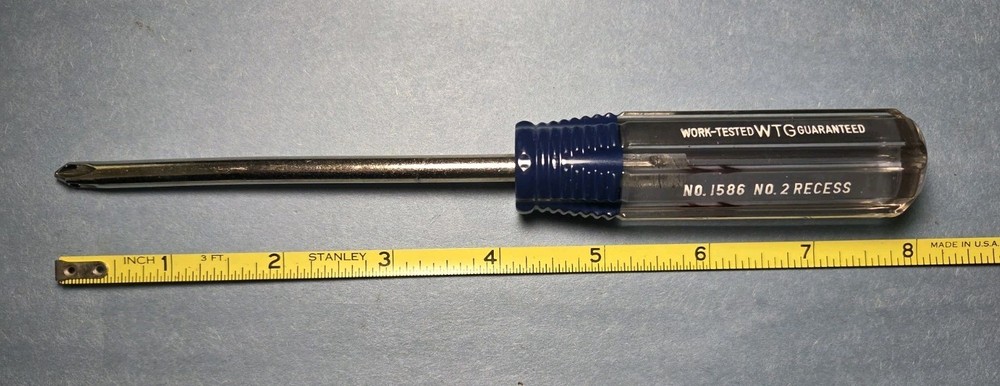 Vintage Work-testedWTGguaranteed Phillips Screwdriver