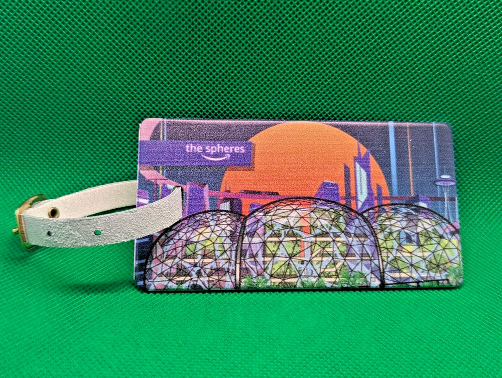 Amazon Headquarters Spheres Luggage Tag