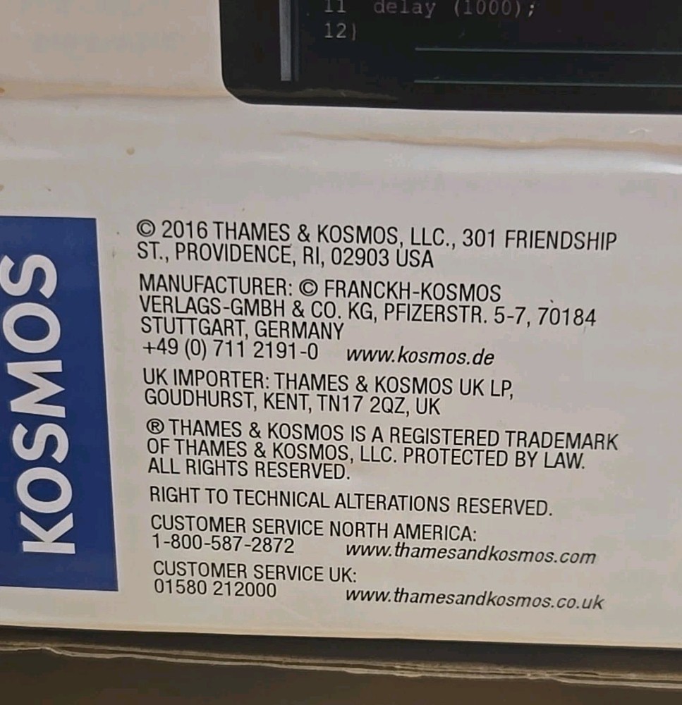 CIB! Thames & Kosmos Code Gamer with KosmoBits Arduino Coding Game and Workshop