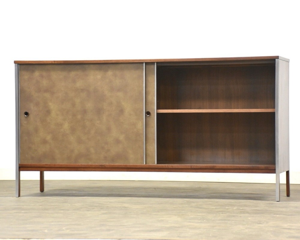 Refinished Paul McCobb Calvin Walnut Credenza Mid Century Modern
