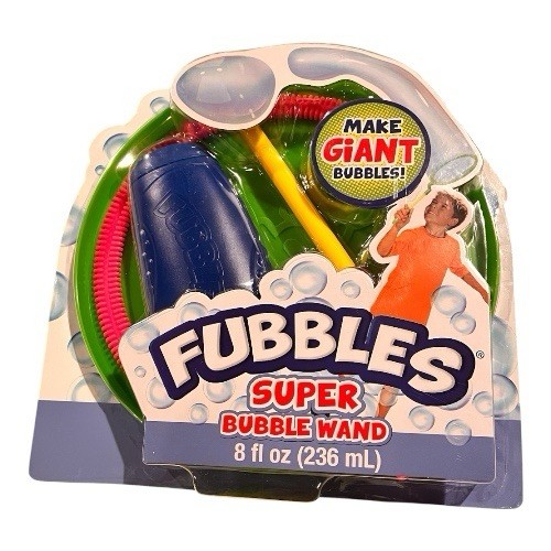 Fubbles Super Bubbles Wand Giant Bubbles Kit Tray Wand Bubble Solution