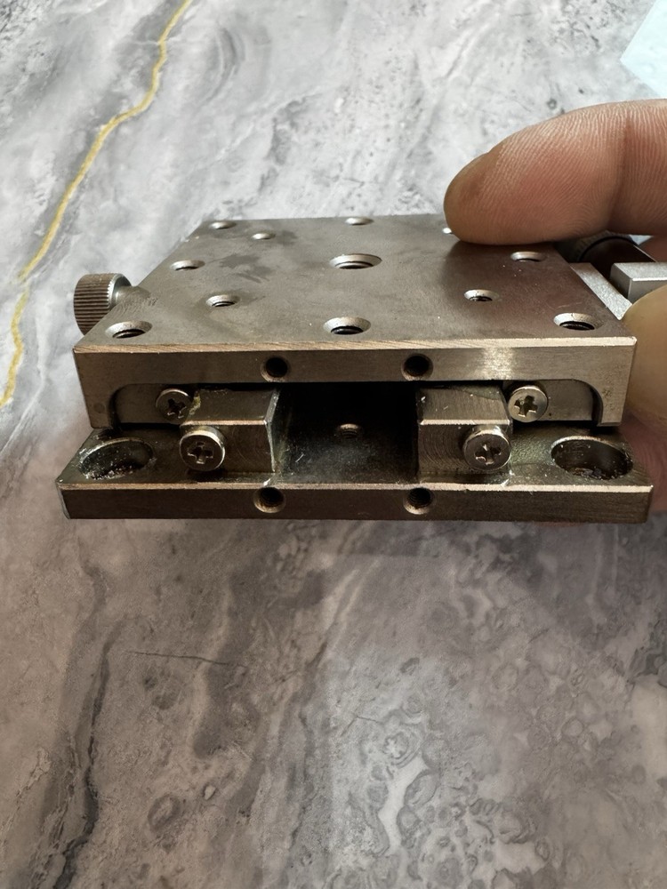 X Linear Stage Positioner Micrometer, Stainless steel- Linear Ball Guide