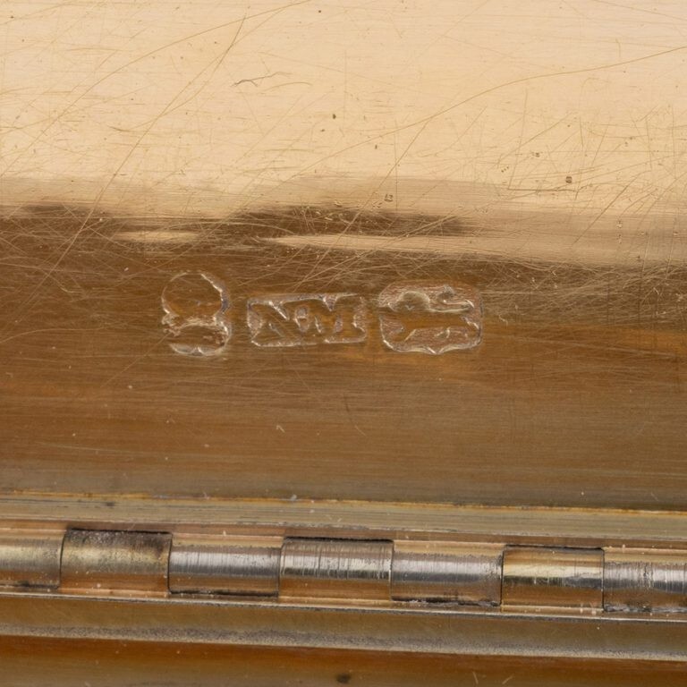 Nathaniel Mills Silver Snuff Box Birmingham 1828