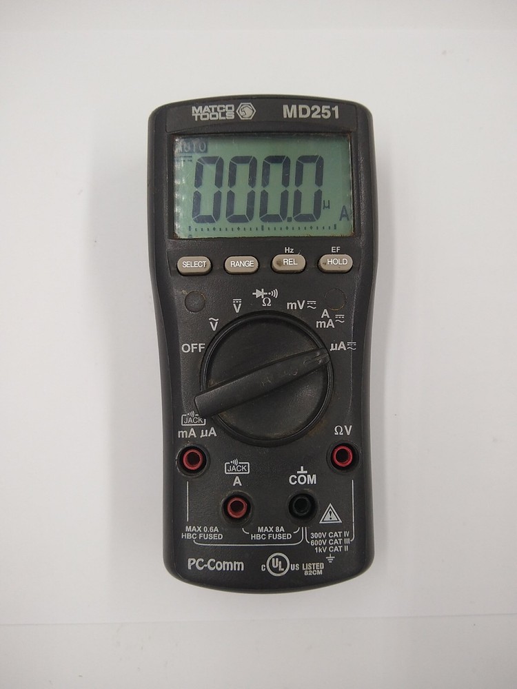 MATCO BASIC DIGITAL MULTIMETER MD251