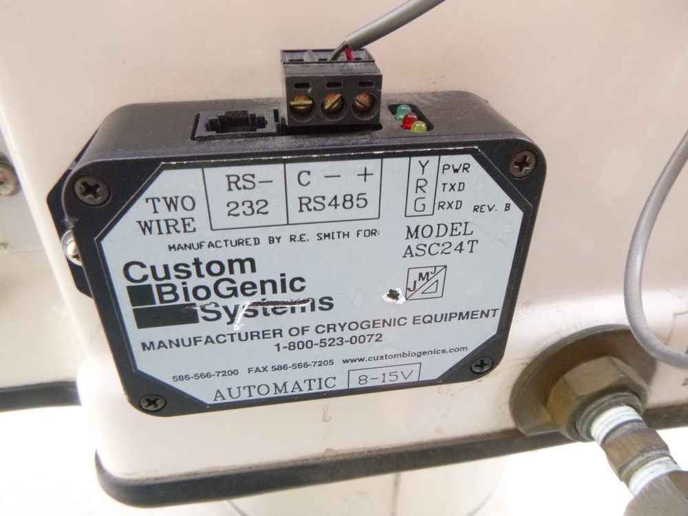 CBS Isothermal V-1500 Liquid Nitrogen Freezer w/ Series 2300 Controller