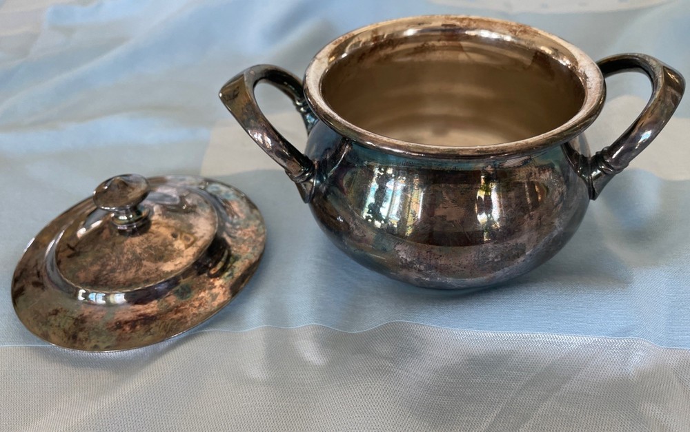 Vtg Std Silver Co.Toronto & Excellence Sugar & Creamer Silver Plate