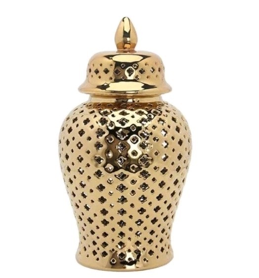 Operitacx Ceramic Ginger Home Office Decor GoldenM