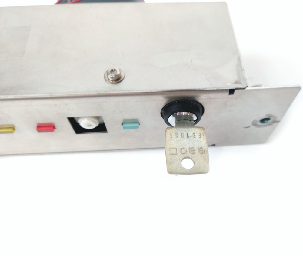 Bruker Microflex MALDI TOF MS Control Panel Switch Assembly w Key Tested