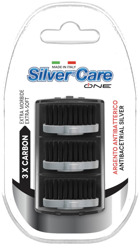 SilverCare ONE Charcoal Antibacterial 3-Pack Heads