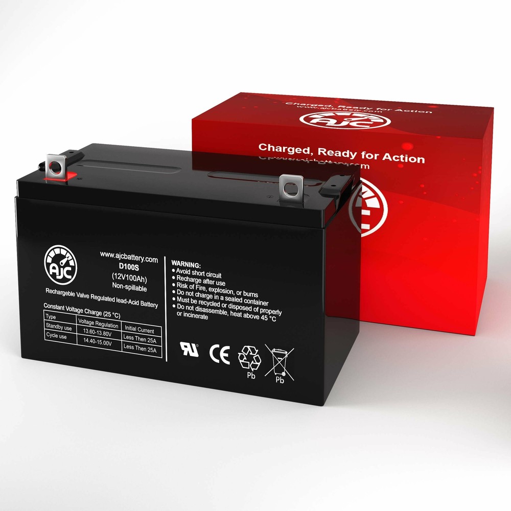 Interstate DCM0100L 12V 100Ah UPS Replacement Battery