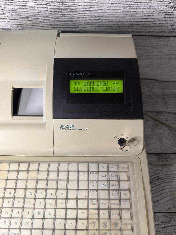SAM4S ER-5200M Electronic Cash Register 🔥 Tested