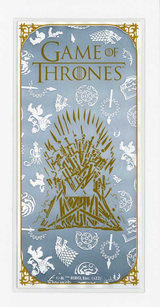 2024 Samoa $1 Game of Thrones 3 Grams .999 Silver Note