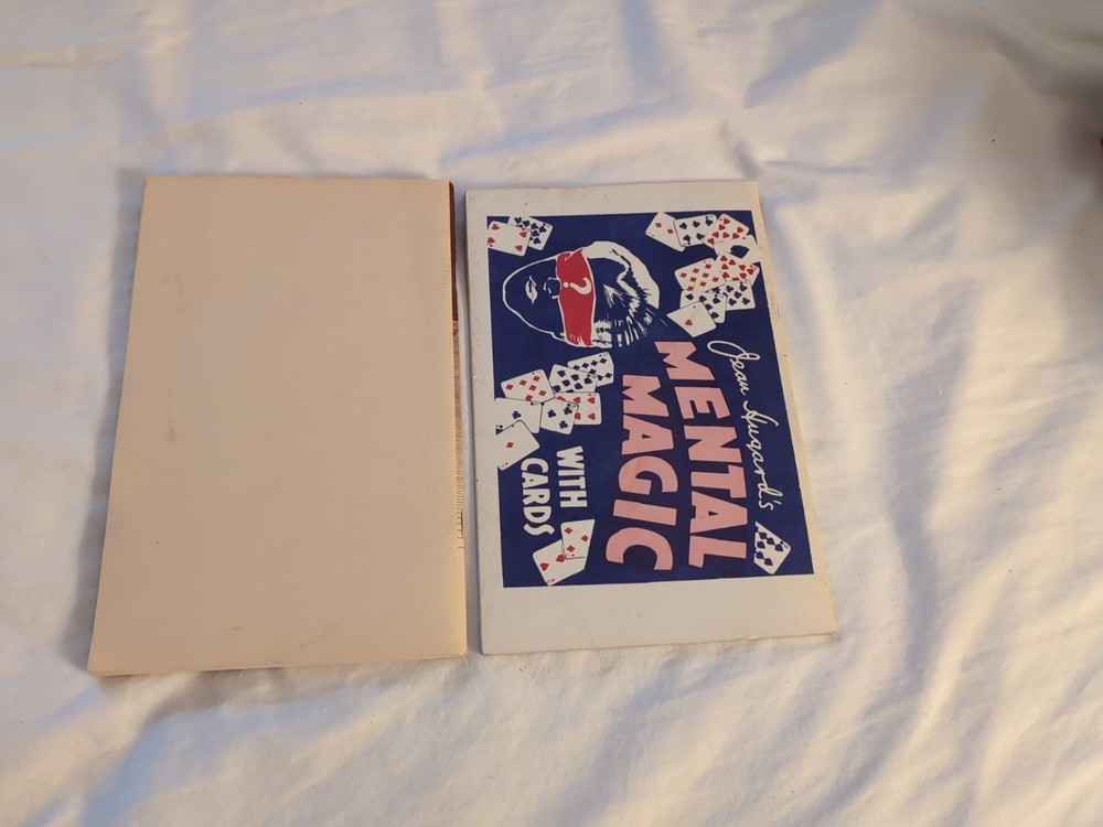 2 Books - Mental Magic & Magic With ESP Deck Hugard Dalal