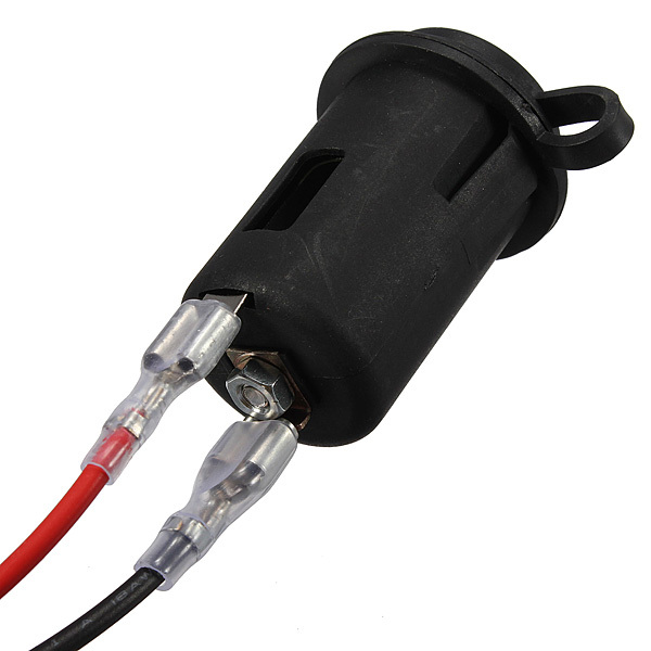 12V CARAVAN MOTORHOME CIGARETTE LIGHTER SOCKET CONNECTOR ADAPTOR + COVER & WIRE