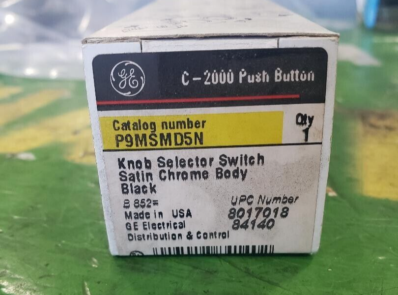 GENERAL ELECTRIC P9MSMD5N 2 Position Selector Switch (open)