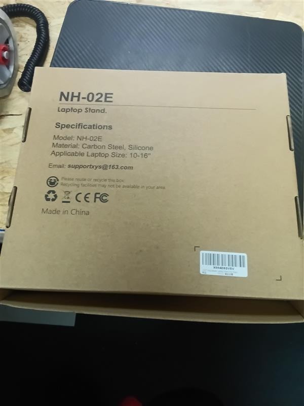 Foldable aluminum laptop stand