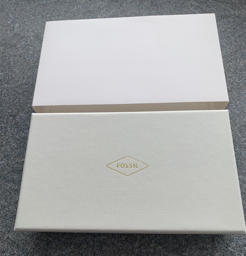 Fossil Empty Box Presentation Box & Sleeve Never Used