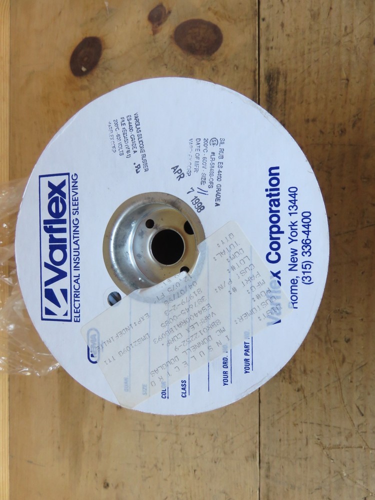 3/32" Varflex Electrical Insulating Sleeving 500' Roll (#621-A-1)