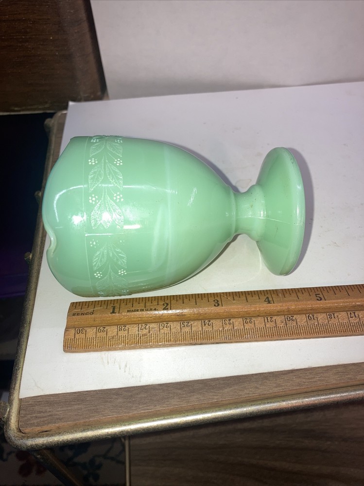 McKee 4 inch green creamer