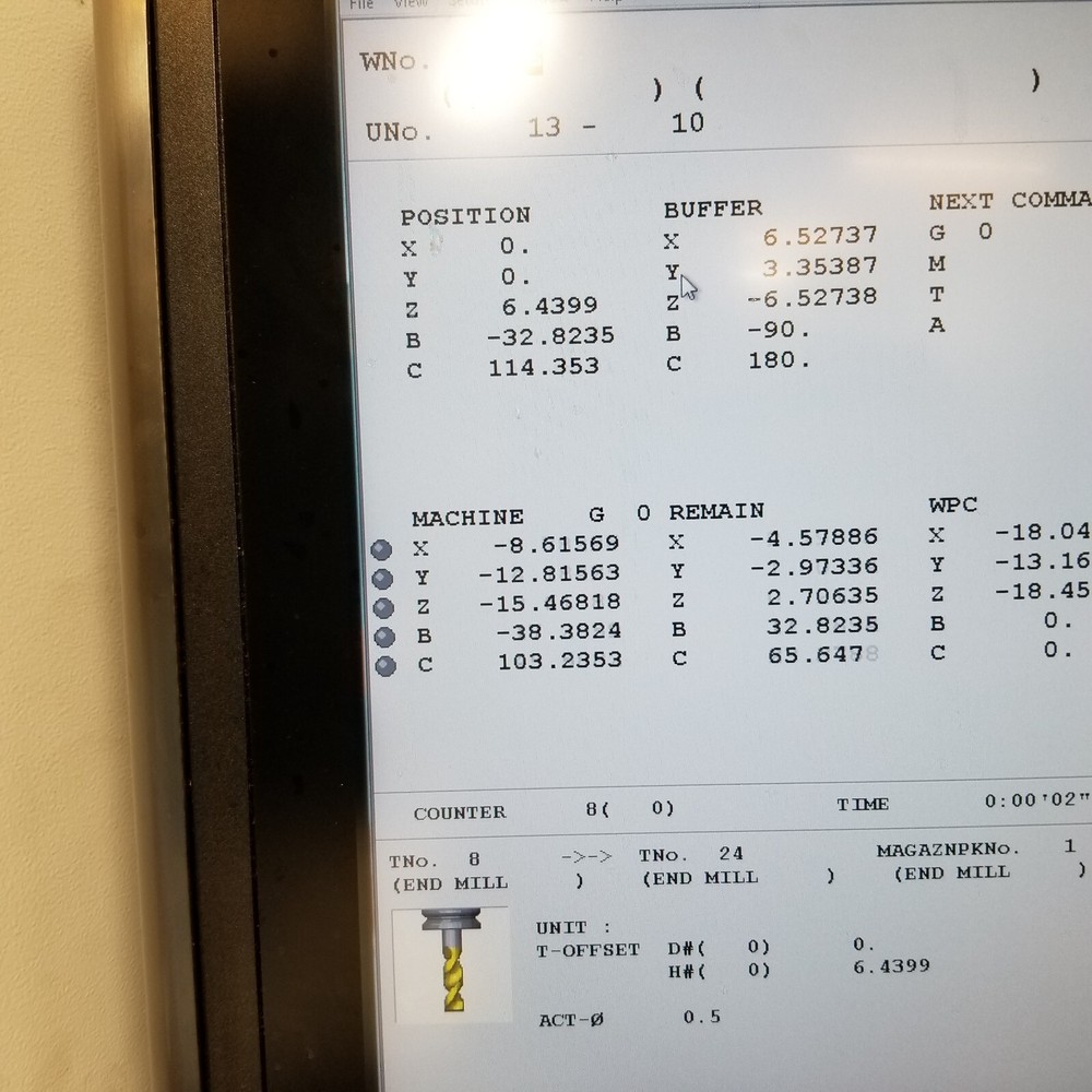 5 axis rotary table Sankyo CNC, for mitsubishi control