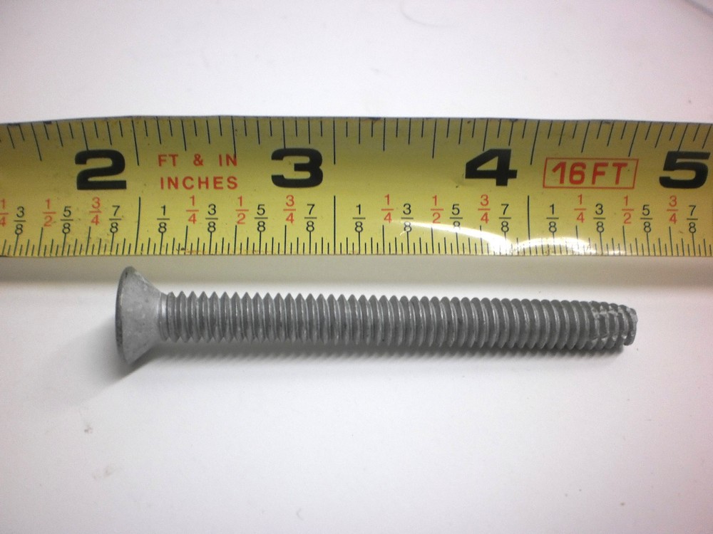 20- 1/4" x 2.5" PLATED Torx Self Tapping Trailer Deck Screws ACQ Treated Wood