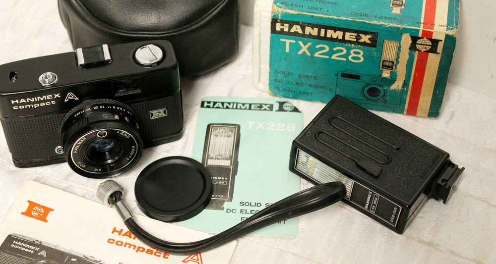 Hanimex Compact A Camera Case TX228 Flash Attachment Instruction Manuals
