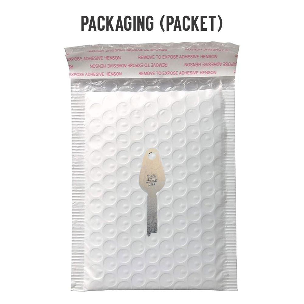 1242L Key Blank – Nickel