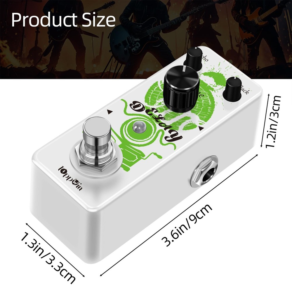 IOppWin Guitar Pedals, Premium Analog Delay Compact,