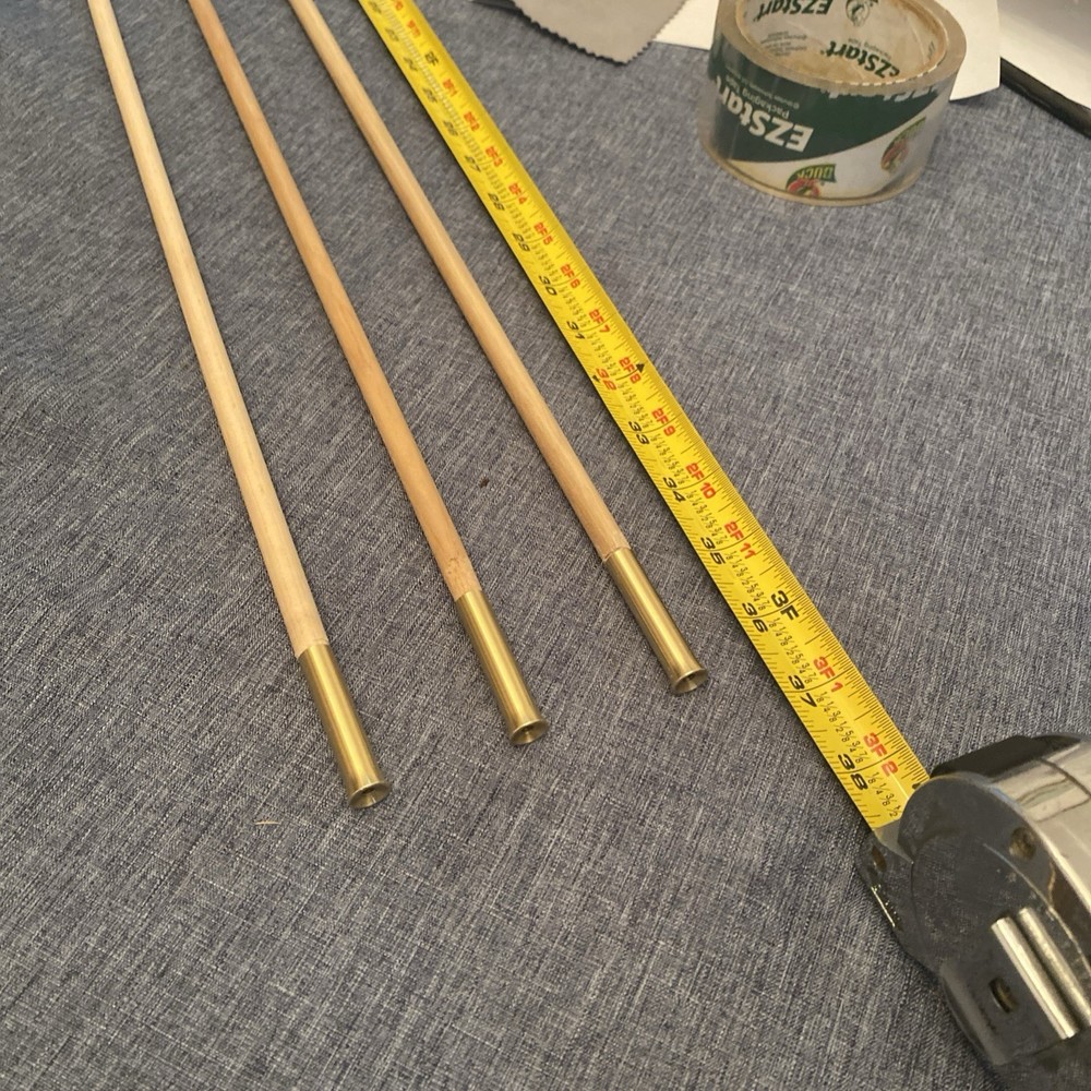 Hickory Ramrod 25 1/2"(L) X 3/8? (D) . CVA Frontier Hunter, Bobcat muzzleloader.