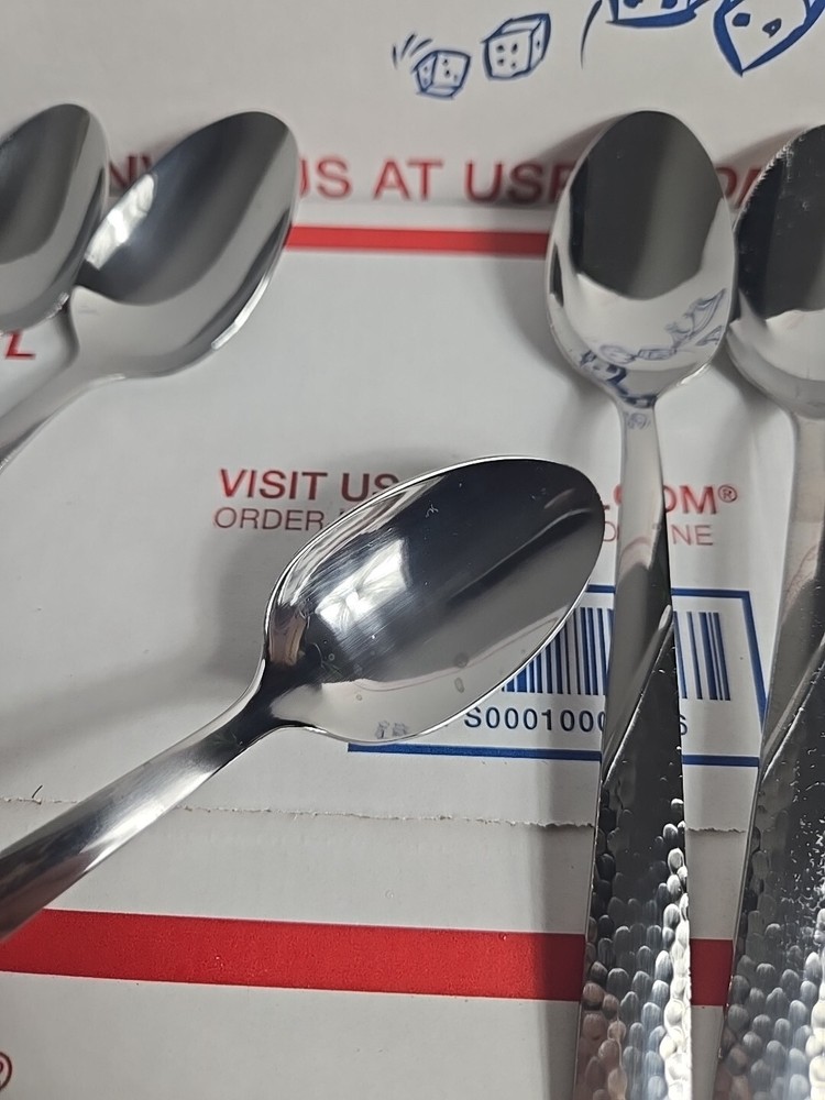 FLATWARE 19 pieces PFALTZGRAFF stainless LORING Hammered Flatware
